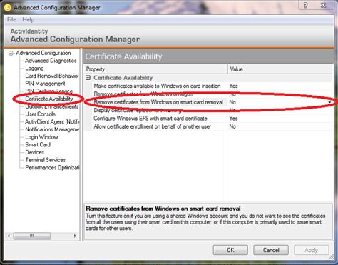 how to remove smart card certificates|remove cac certificates from computer.